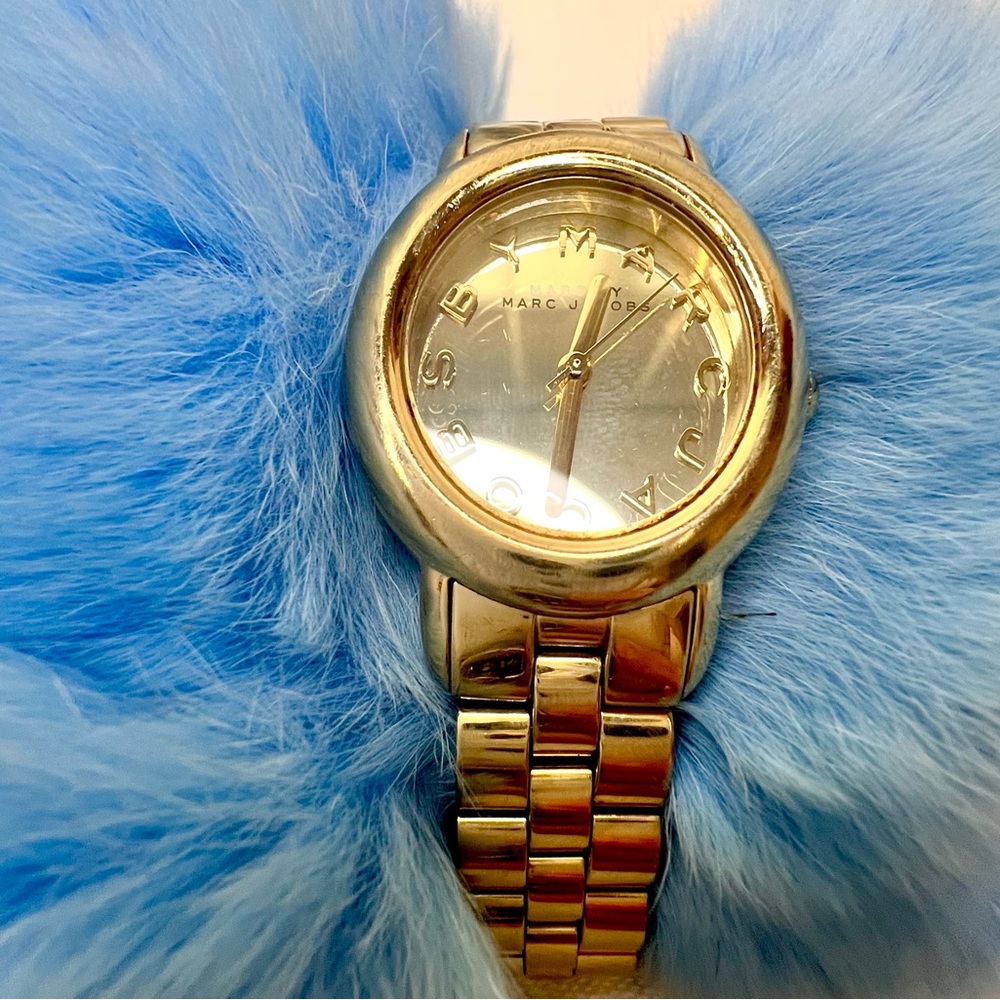 MARC BY MARC JACOBS gold all stainless steel mini women’s watch MBM3174